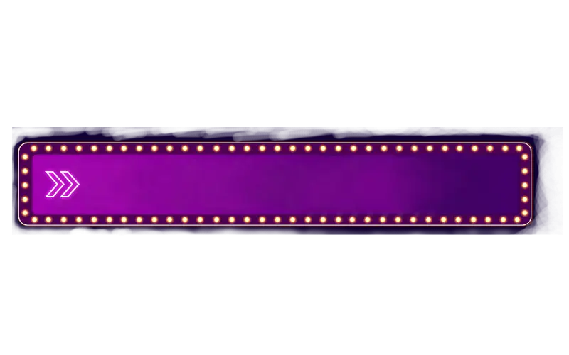 Purple Neon Sign with Arrow