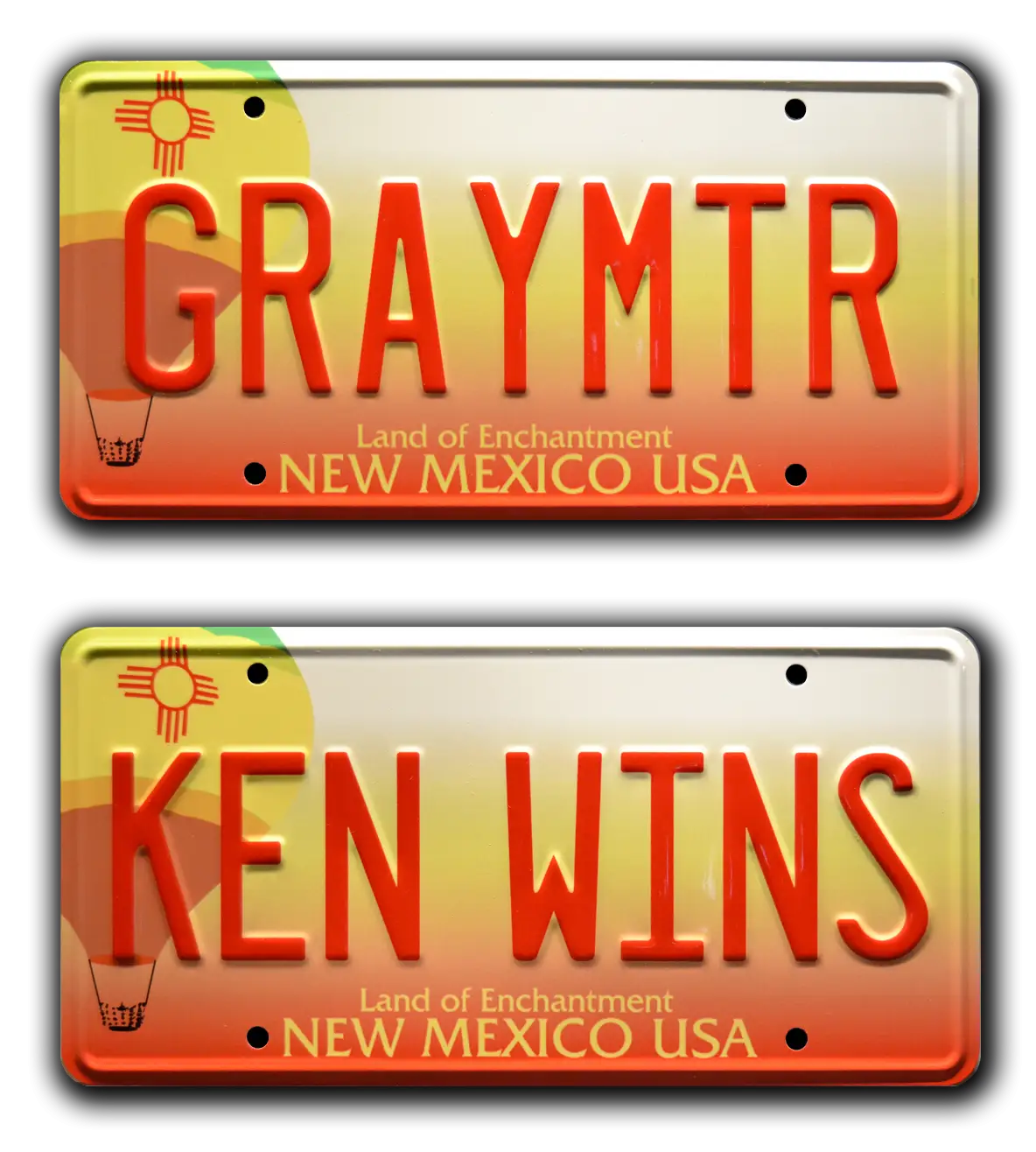 Custom New Mexico License Plates