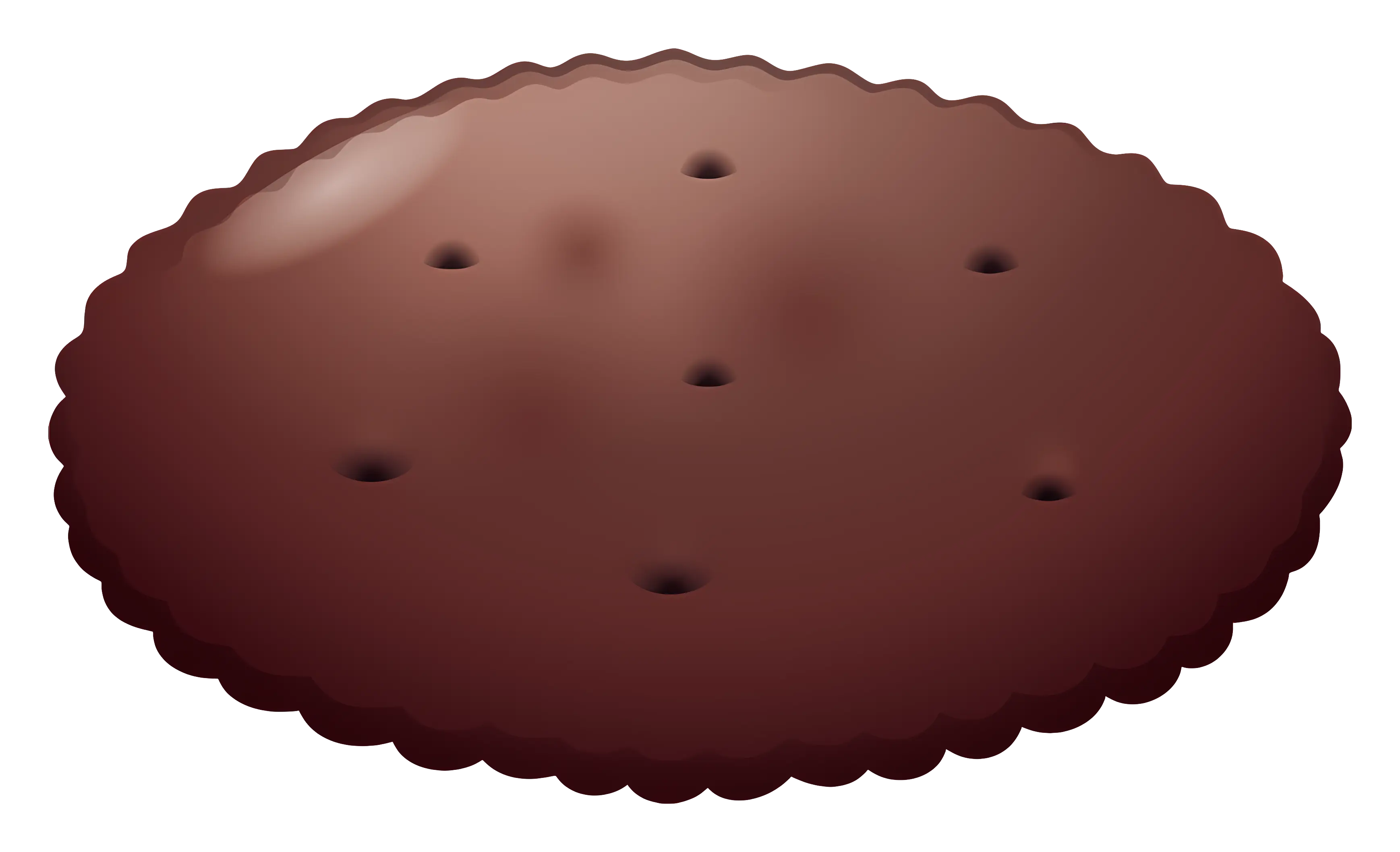 Chocolate Biscuit Close-Up
