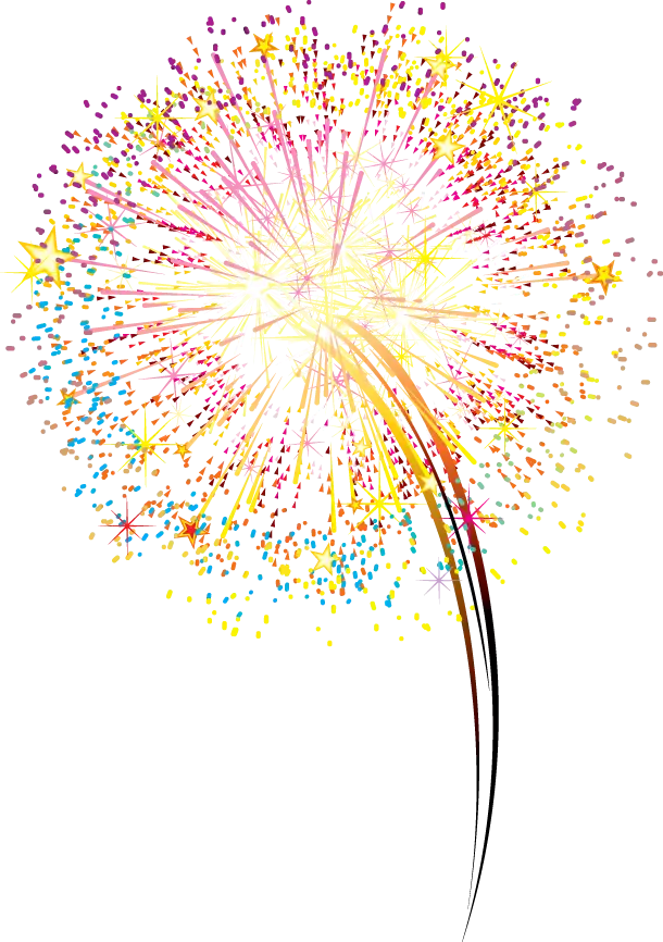 Colorful Firework Display for Celebrations