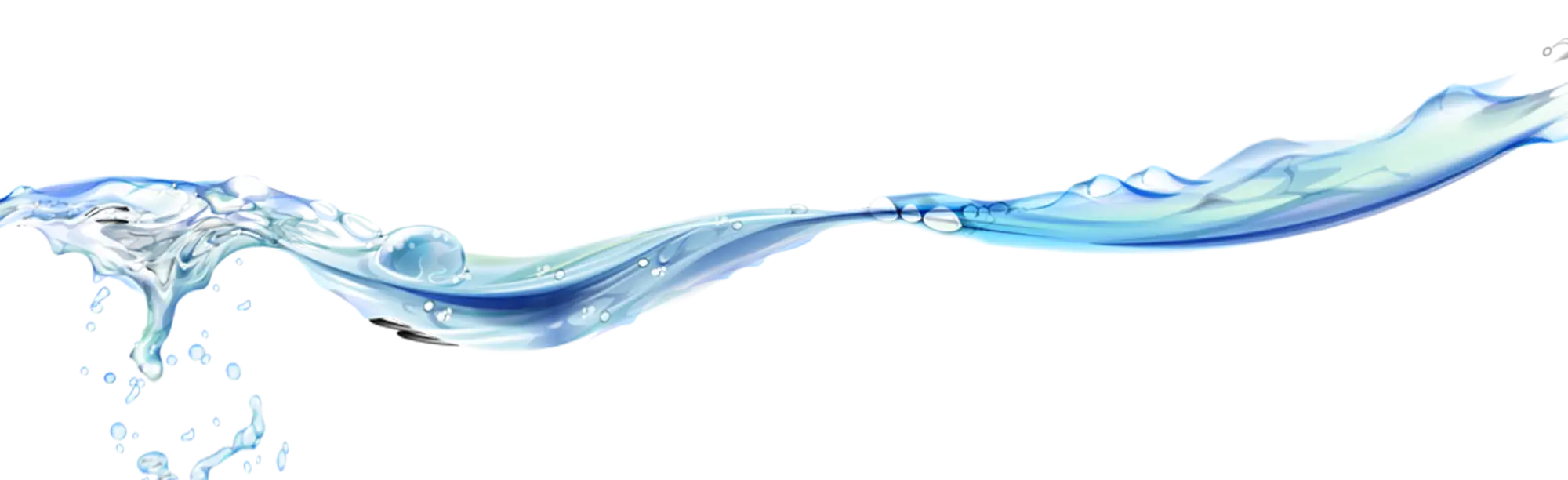 Blue Water Splash Illustration