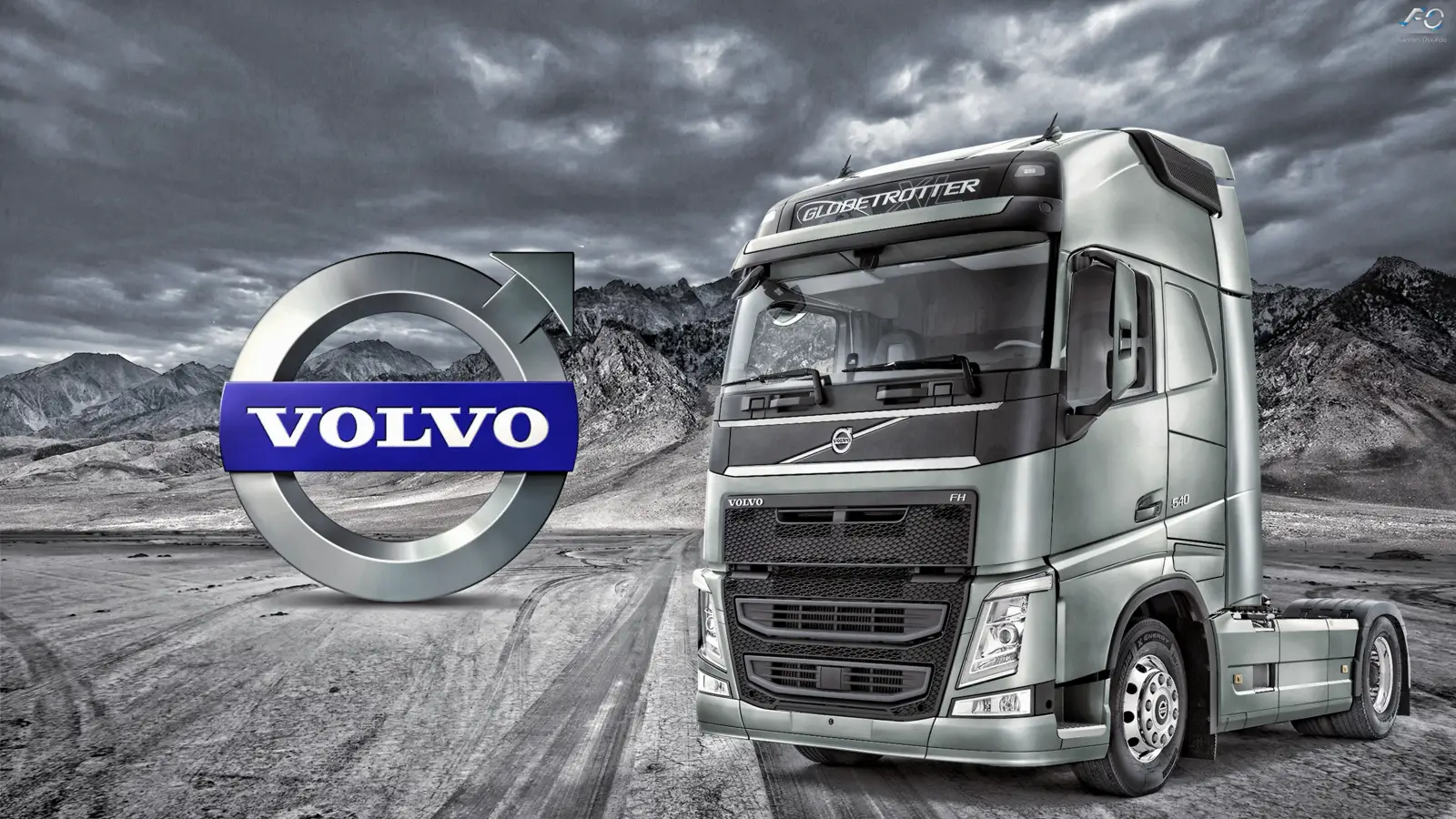 Volvo Truck with Logo