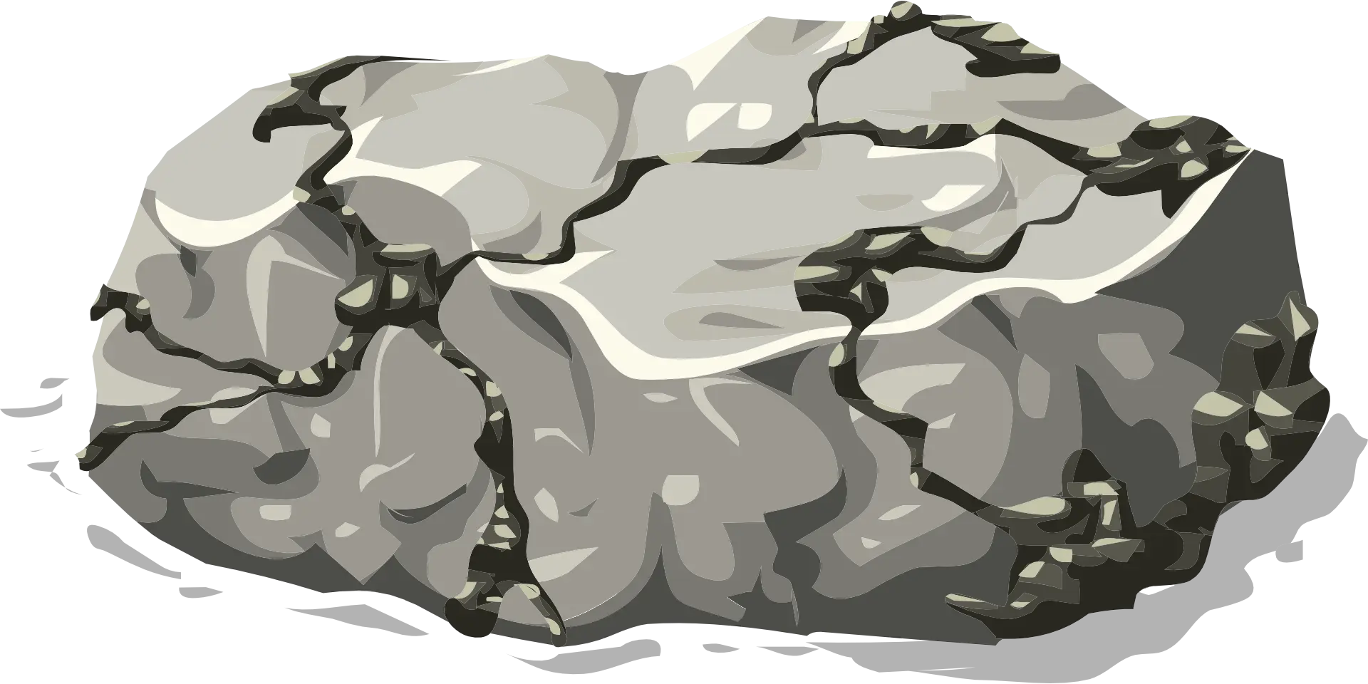 Large Cracked Rock