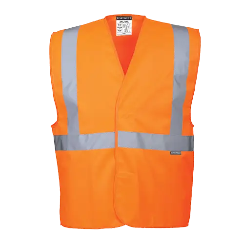Orange Reflective Safety Vest for Work