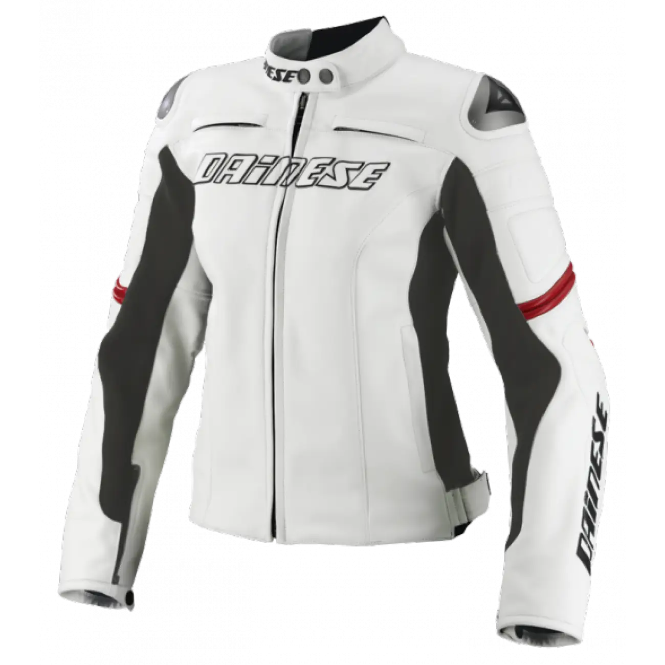 Stylish White Motorcycle Jacket