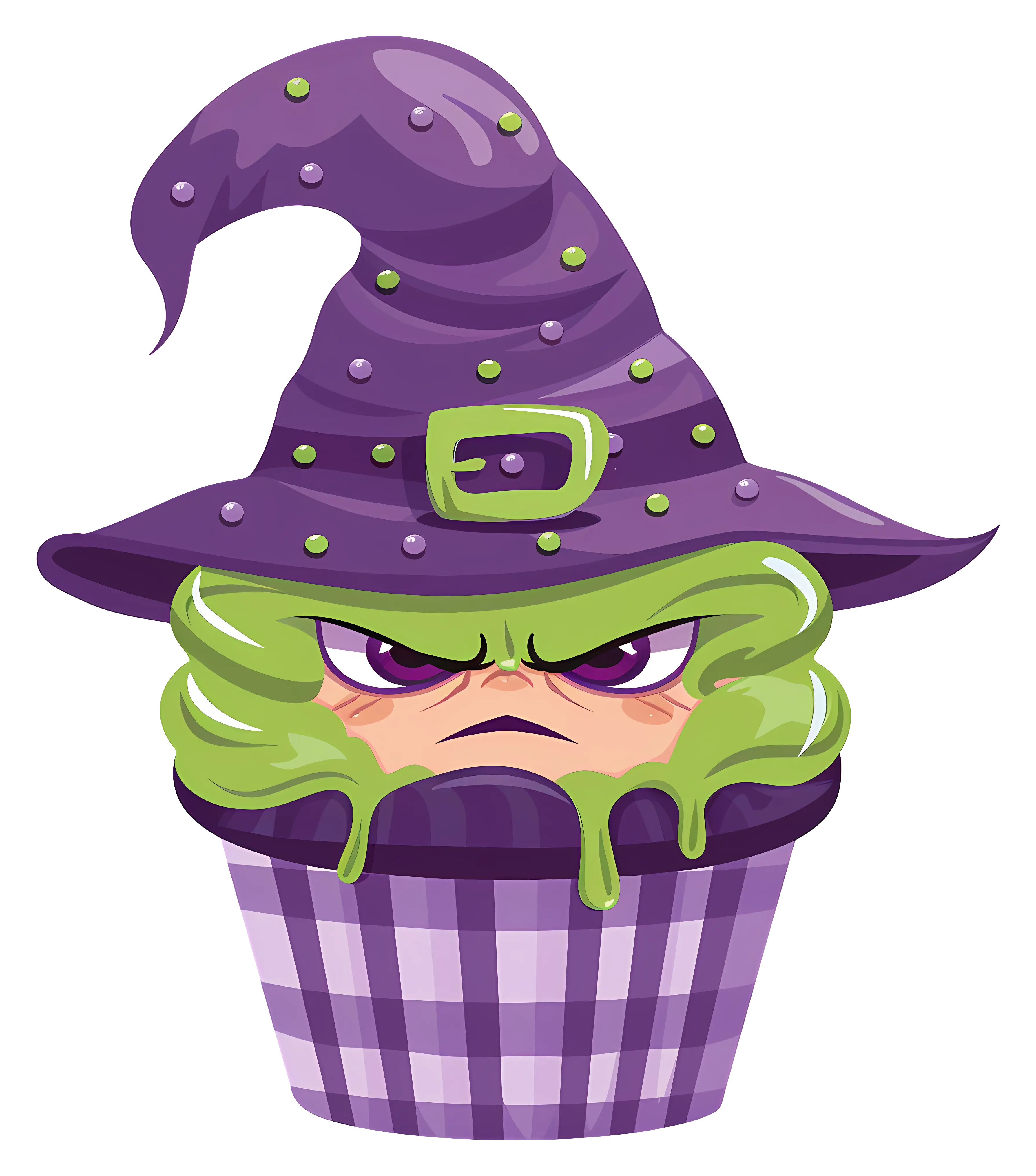 Witch Cupcake with Hat