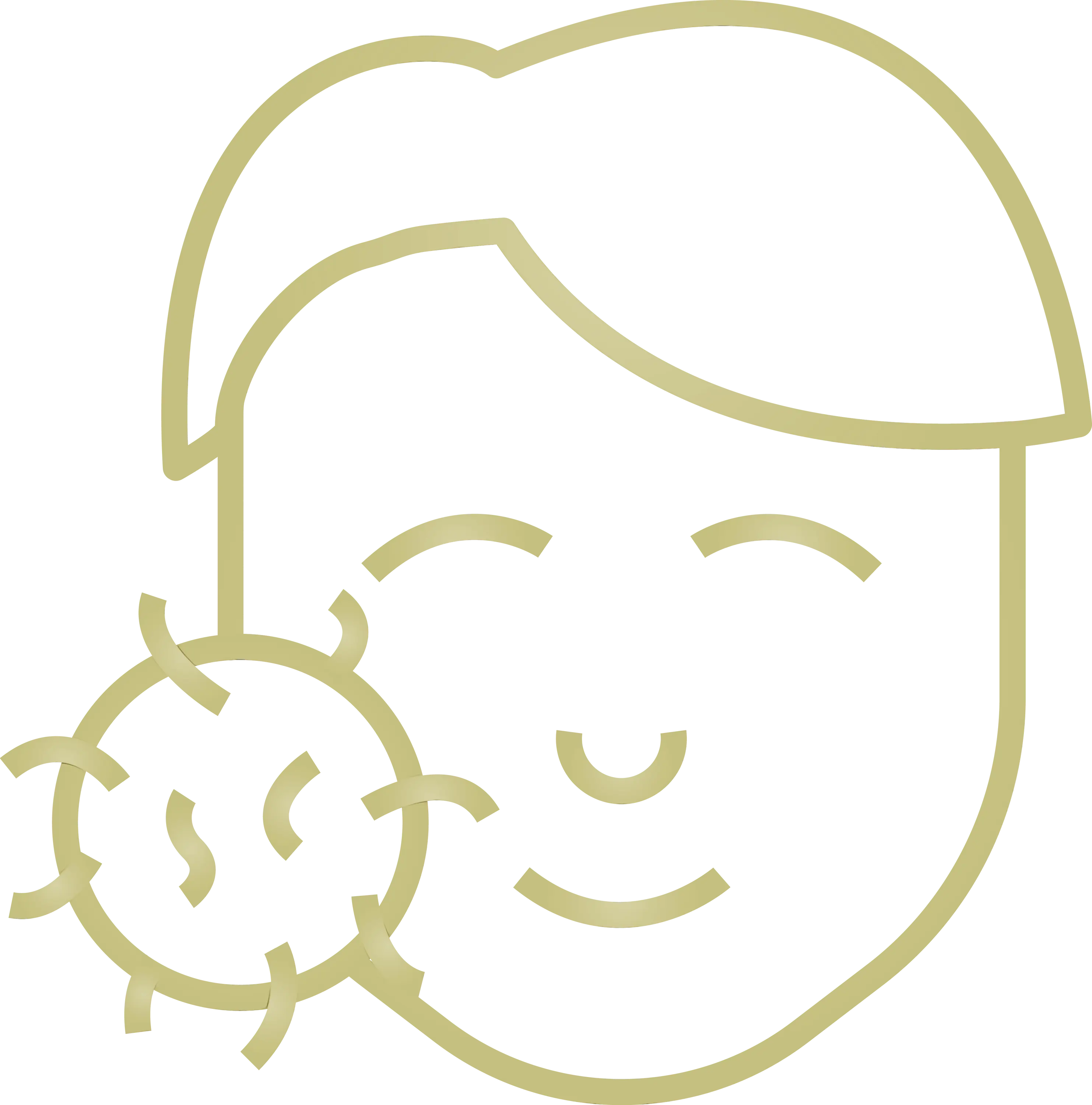 Face with Germ