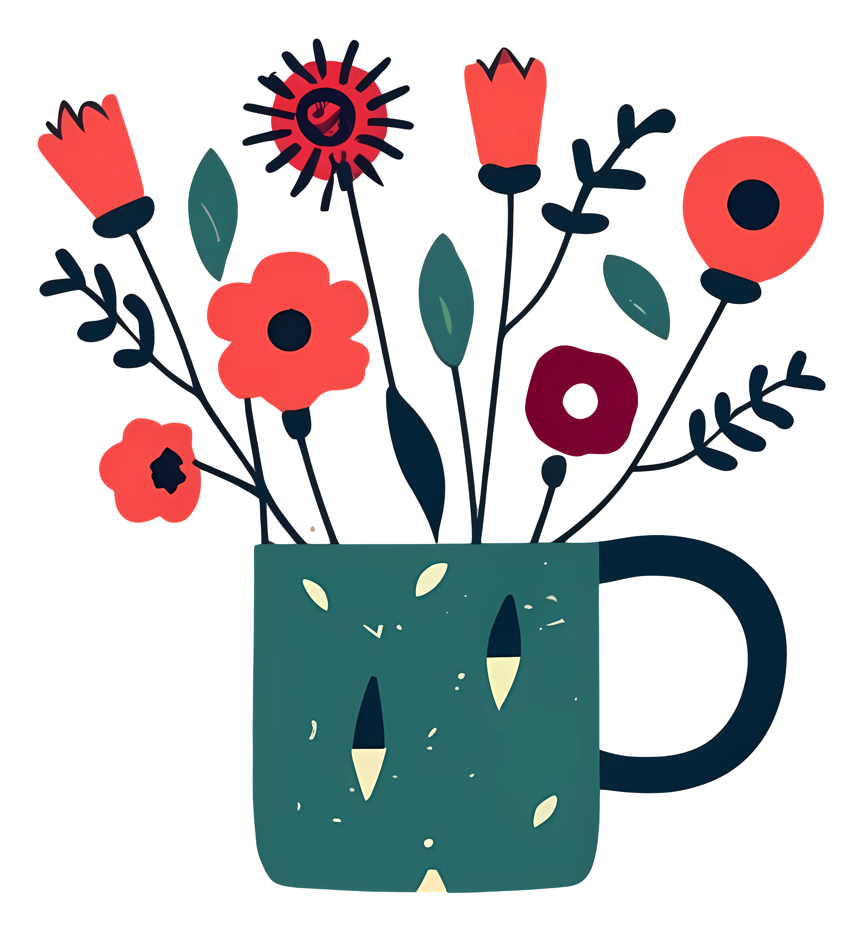 Flowers in a Mug