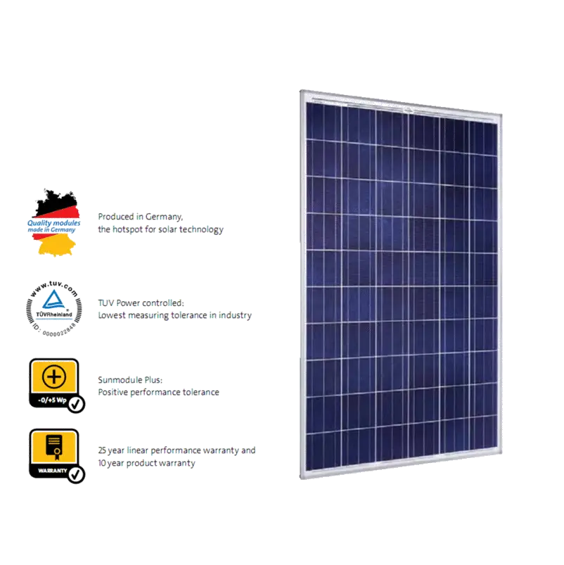 Blue Solar Panel with Certifications