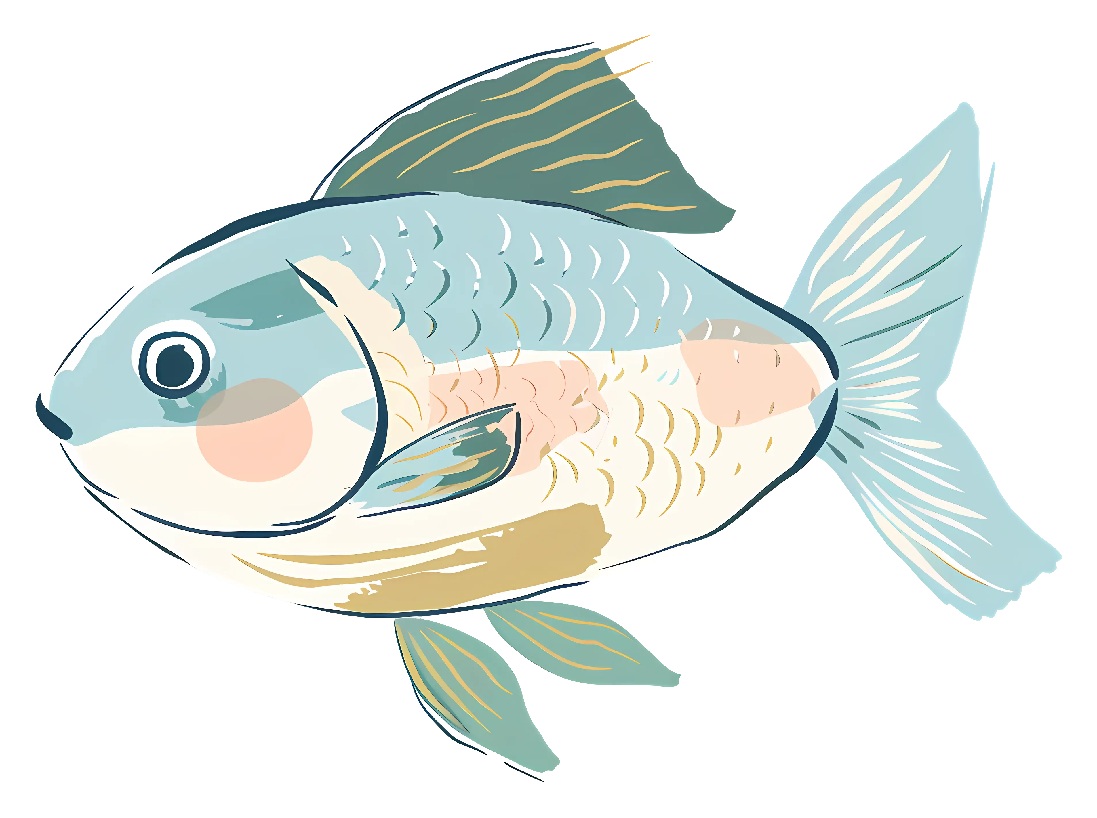 Cartoon Fish Illustration