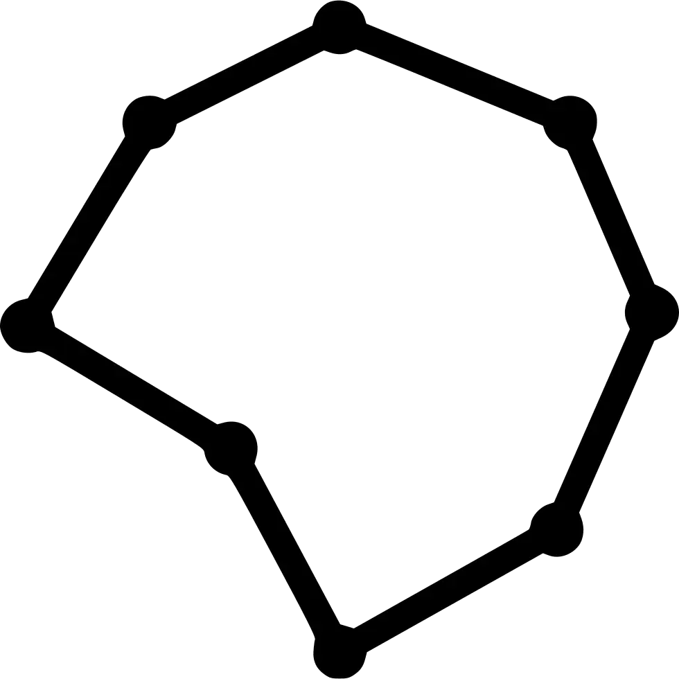 Pentagon Shape Design with Connected Dots