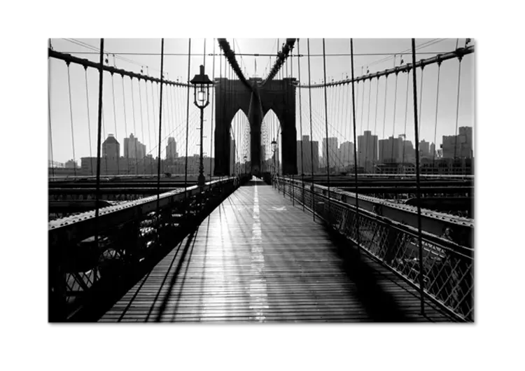 Brooklyn Bridge in Black and White