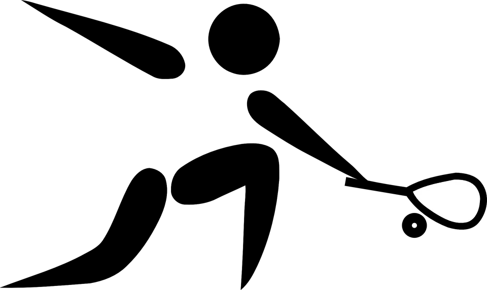 Tennis Player Silhouette