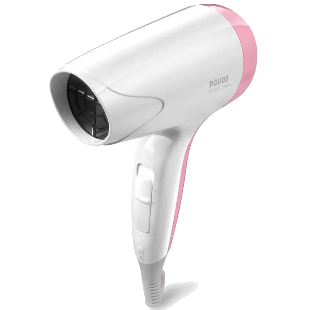White and Pink Hair Dryer