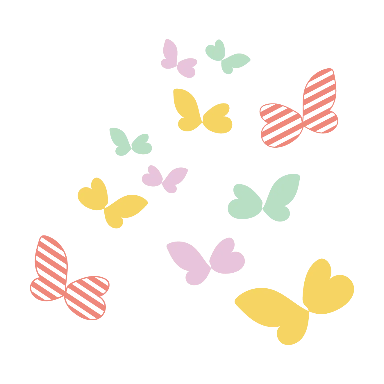 Colorful Decorative Butterflies