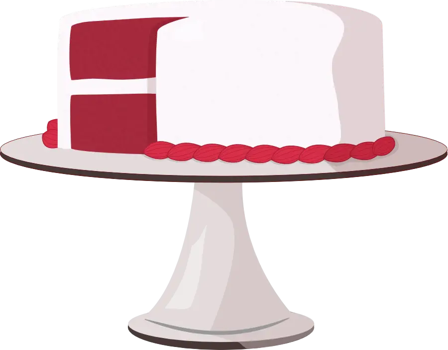 Delicious Cake on a Stand