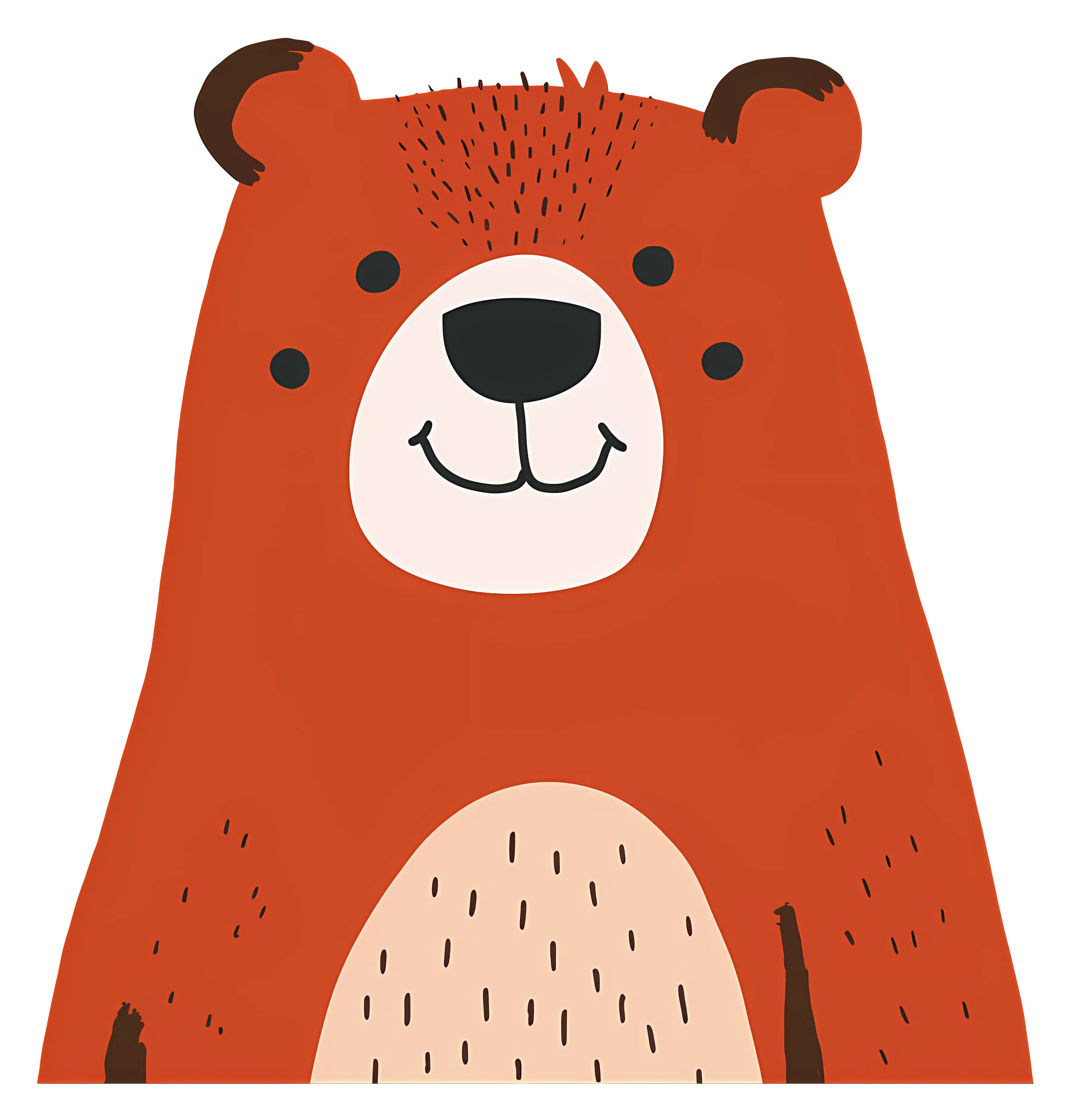 Cute Cartoon Bear Illustration