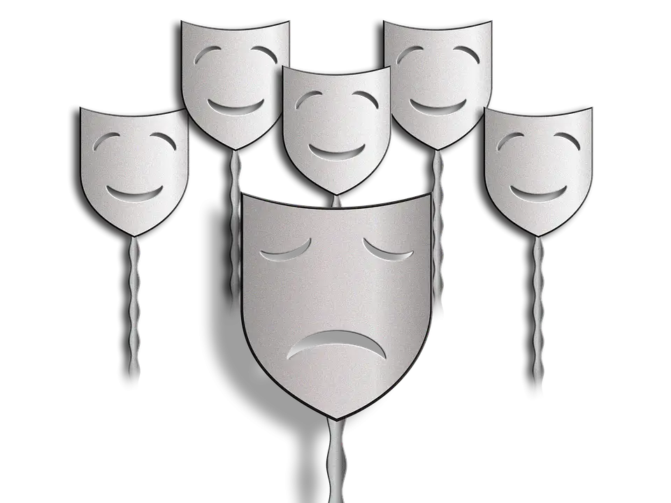 Theater Masks Illustration