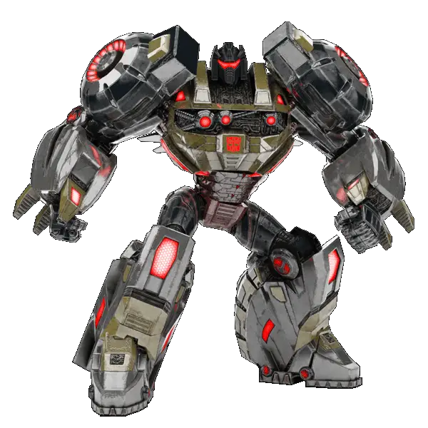 Powerful Robot With Weapons Illustration