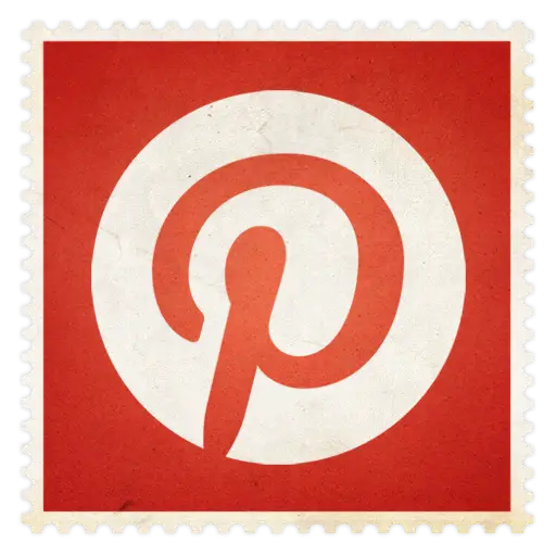 Pinterest Logo Stamp