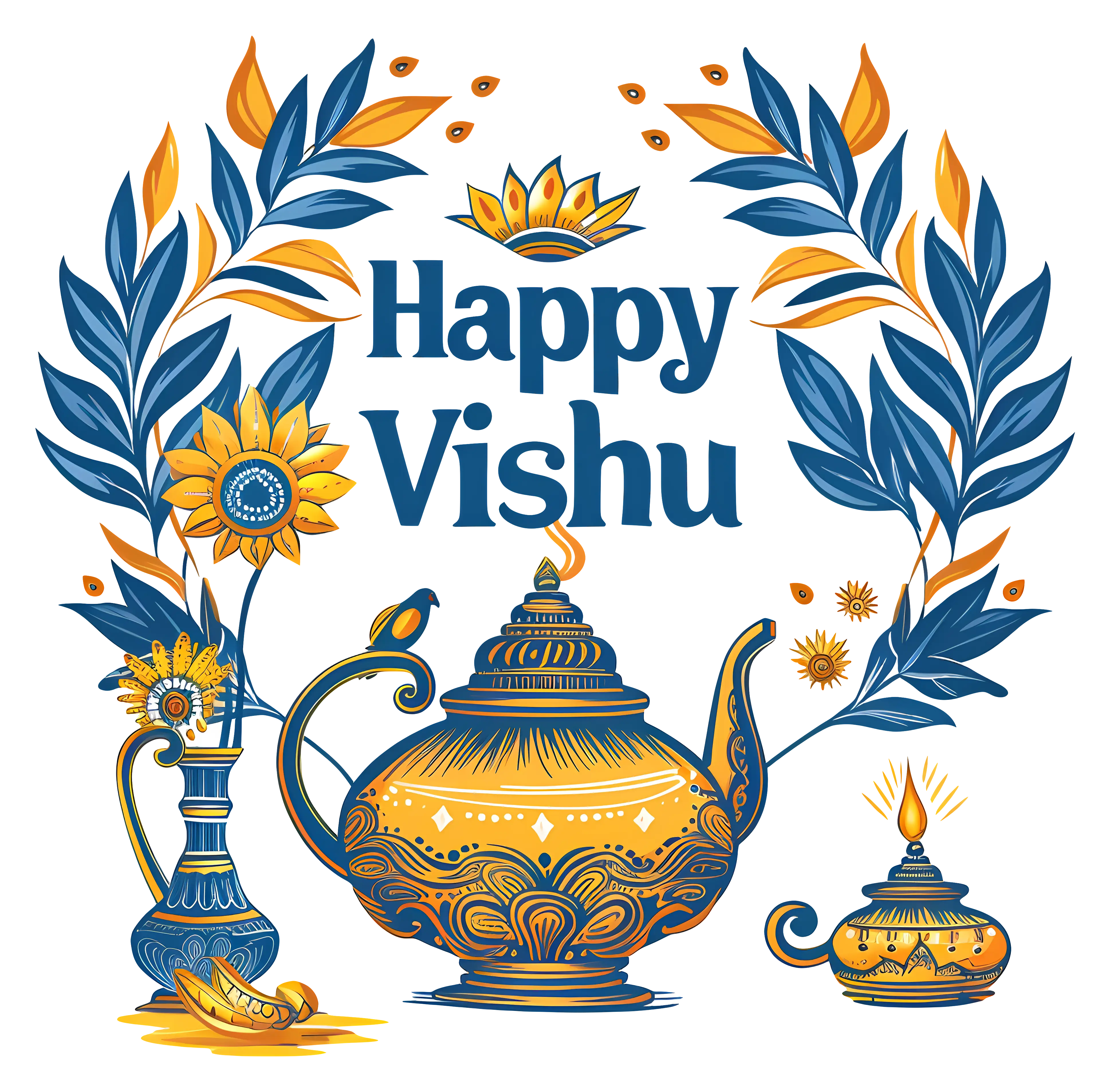 Happy Vishu Festival Decorations