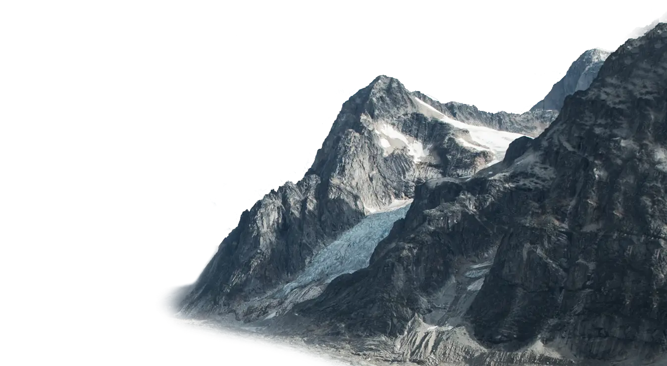 Snow-Covered Mountain Peaks