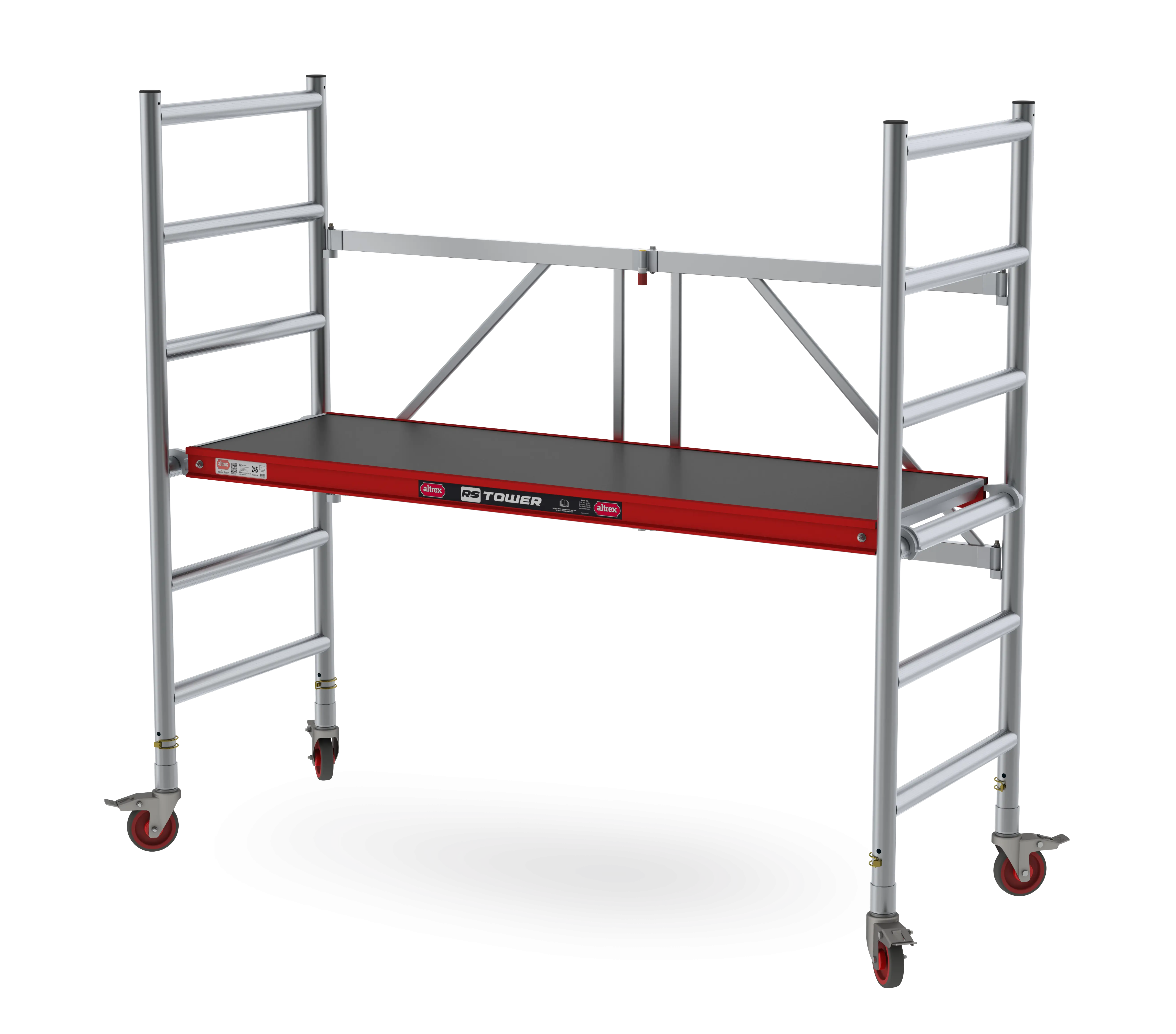 Metal Scaffolding with Platform for Construction