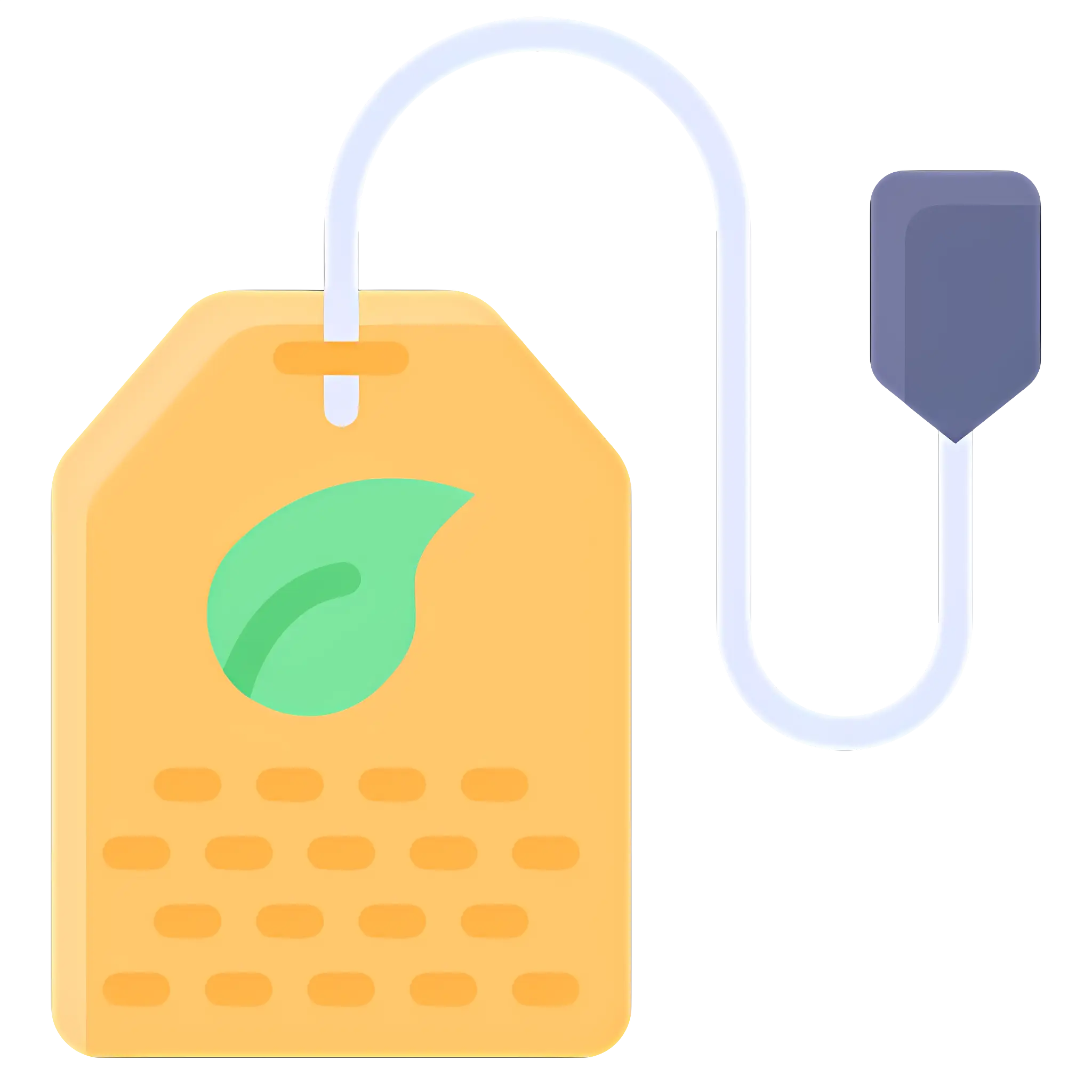 Tea Bag with Leaf