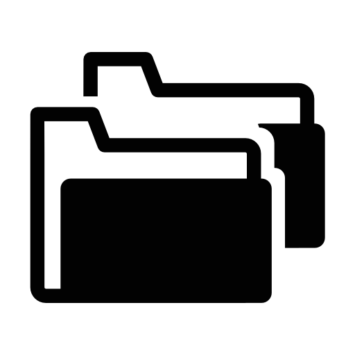 File Folders Icon for Data Organization