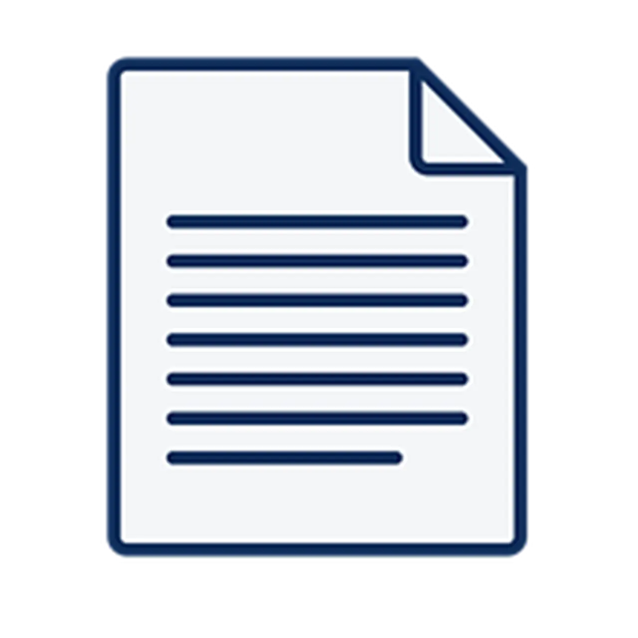 Document with Text Icon