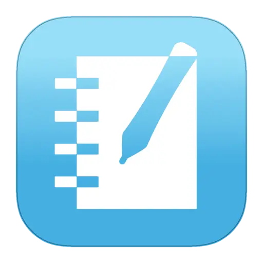 Notebook and Pen Icon