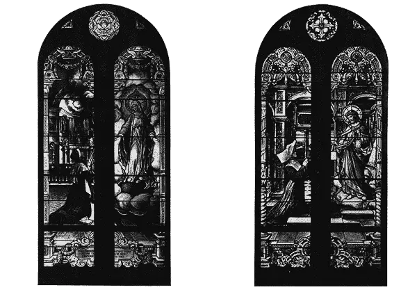 Black and White Stained Glass Windows
