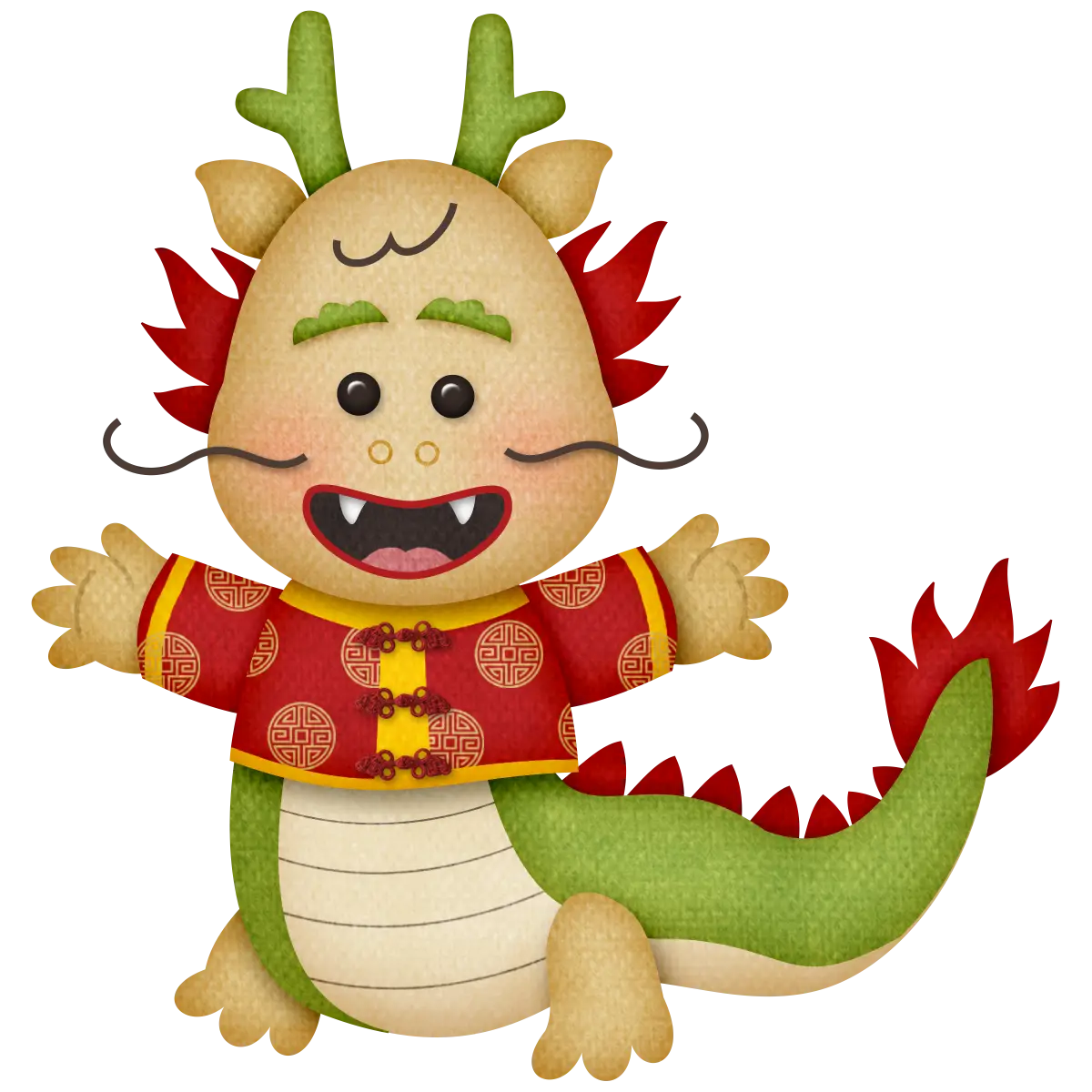 Cute Dragon Cartoon