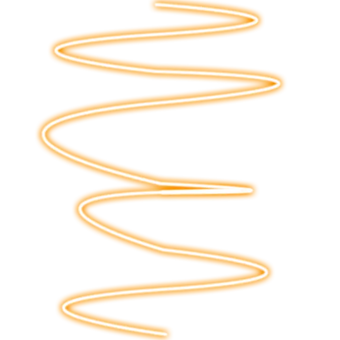 Glowing Neon Light Spiral Design