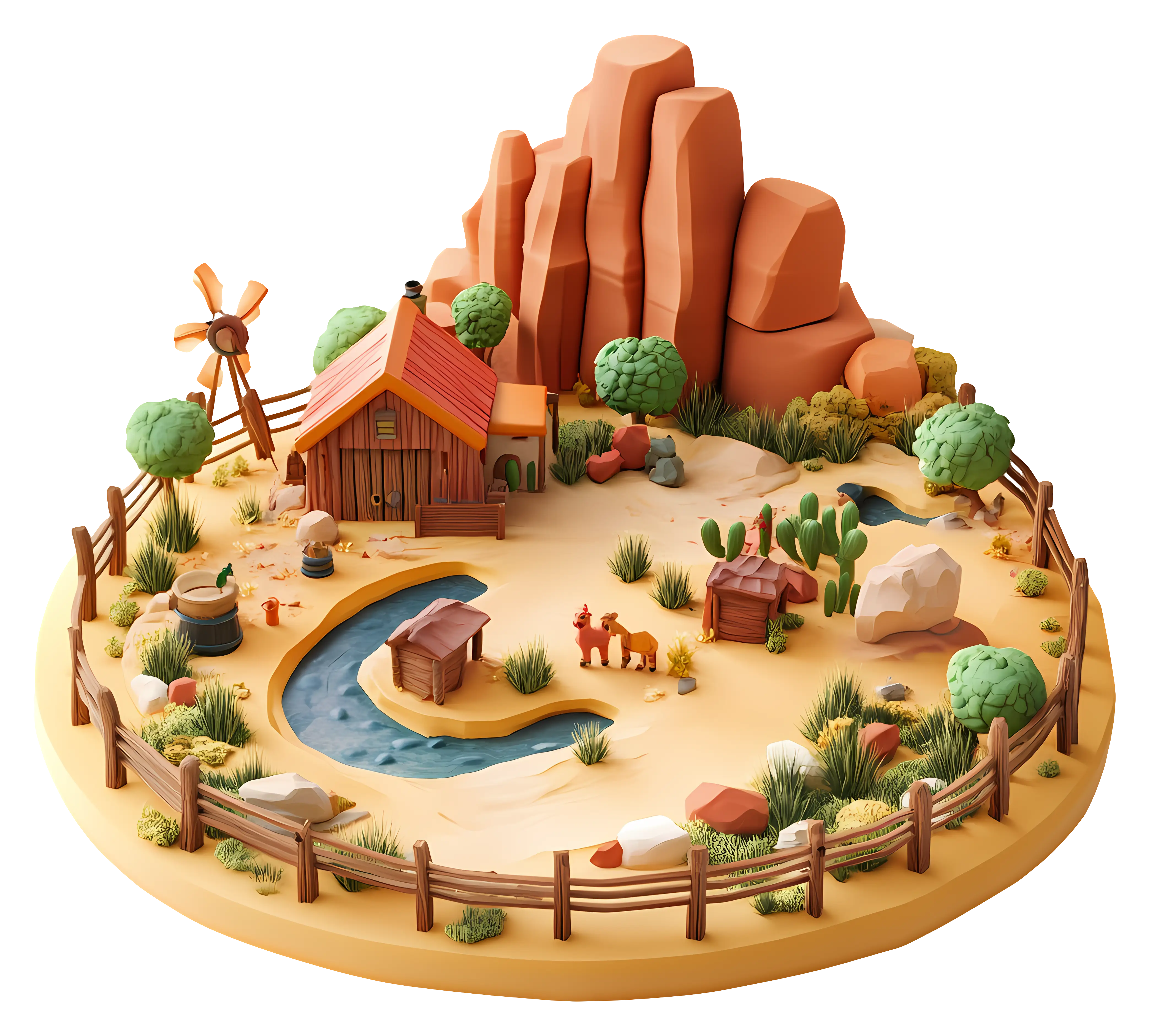 Desert landscape