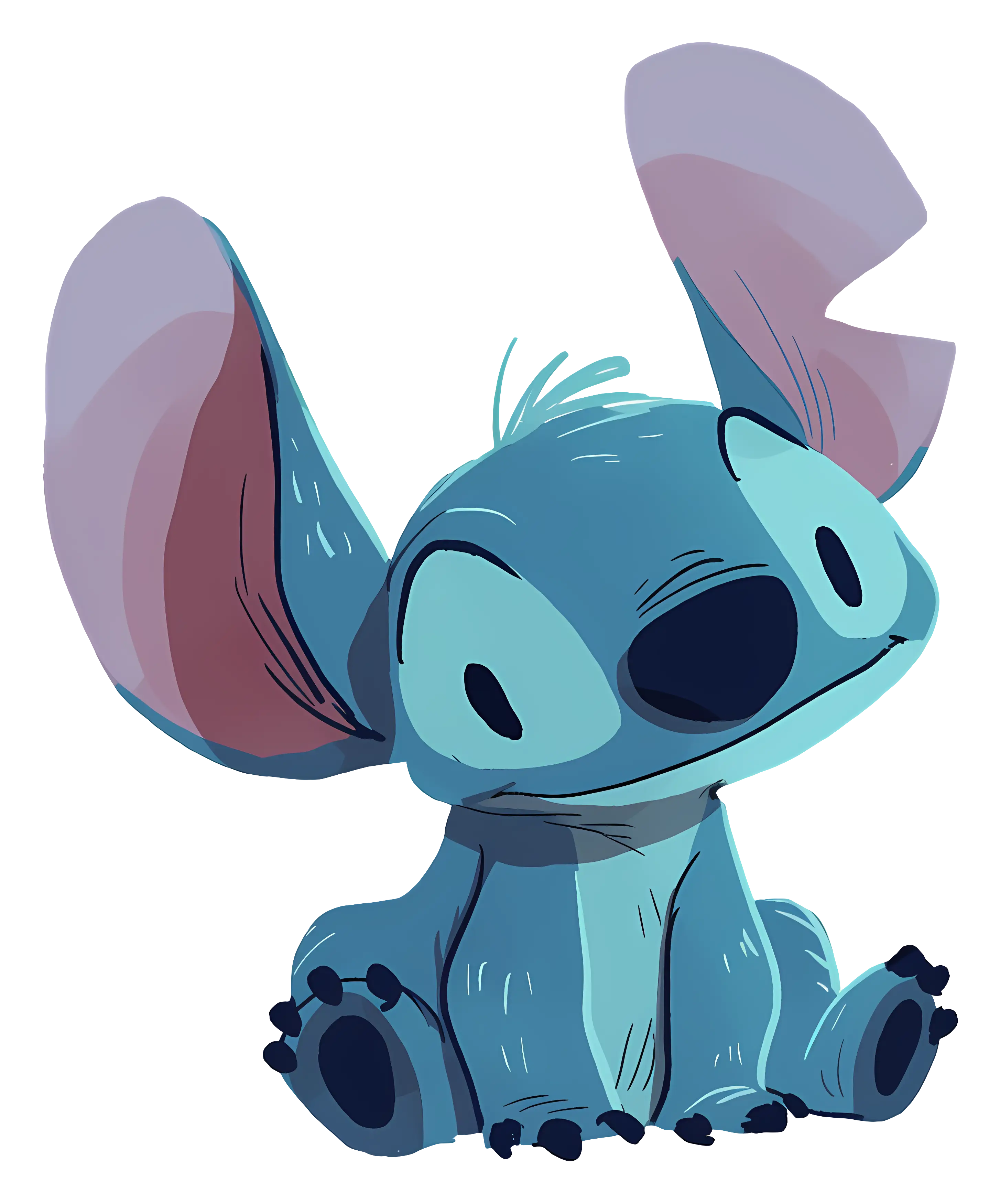 Blue Alien Cartoon Character