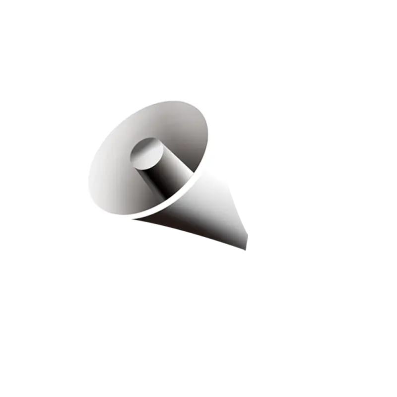Gray Megaphone for Announcements
