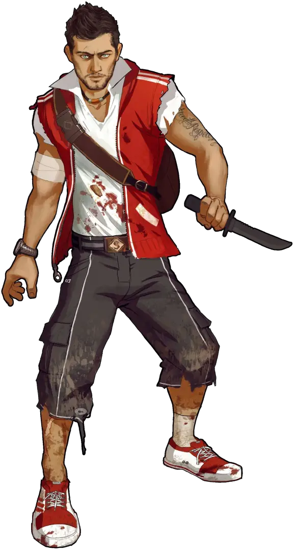 Man with Knife Character