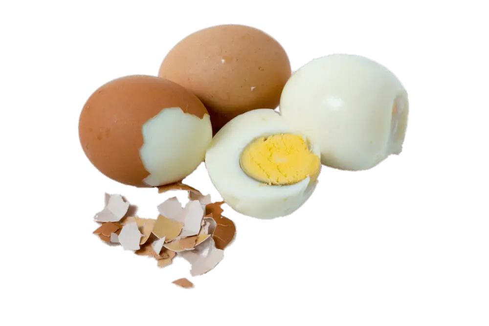 Boiled Eggs with Shells