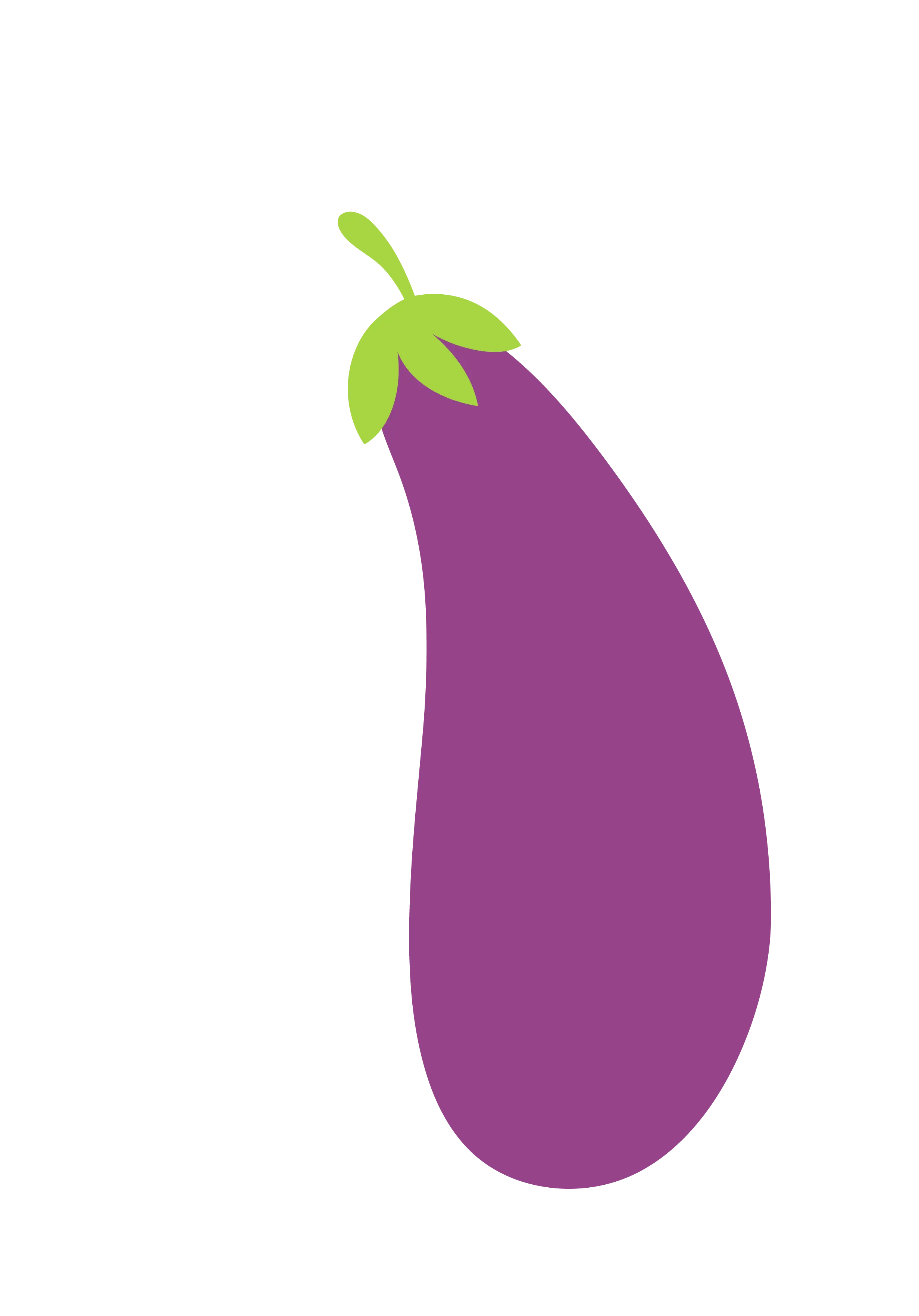 Purple Eggplant Illustration