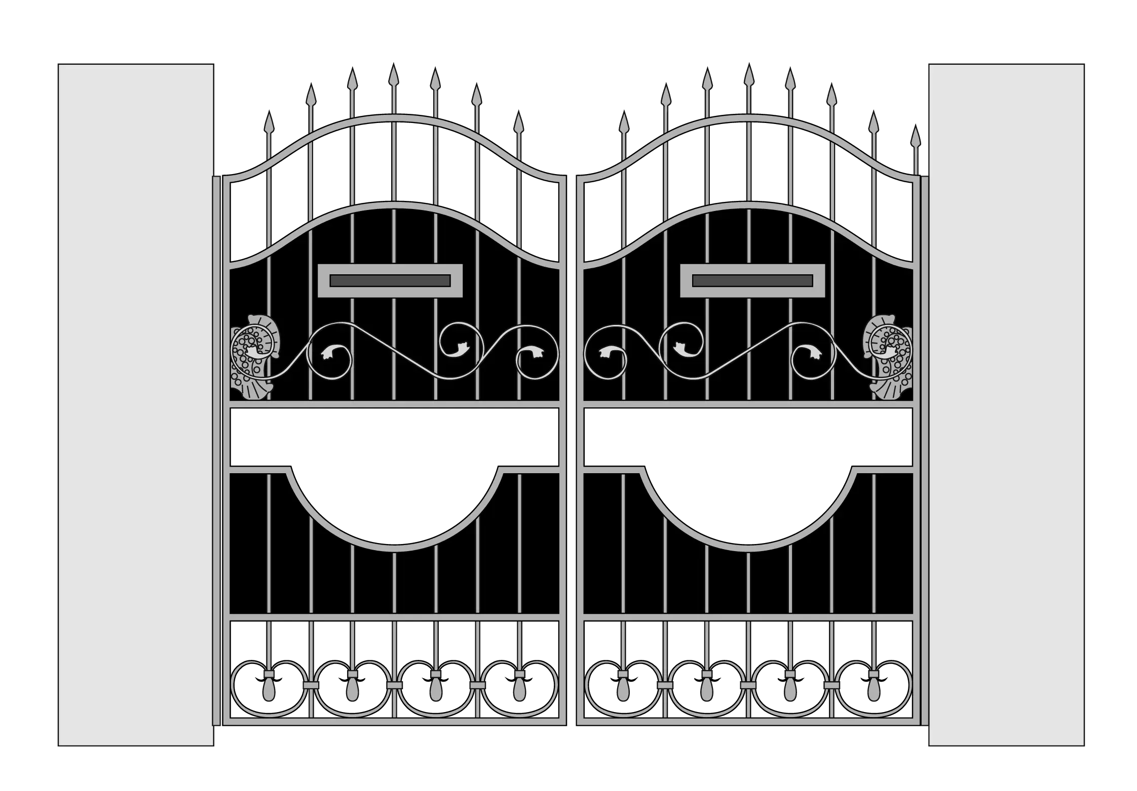 Elegant Metal Gate