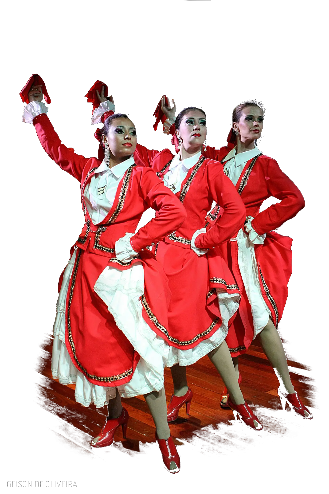 Traditional Red Dance Costume