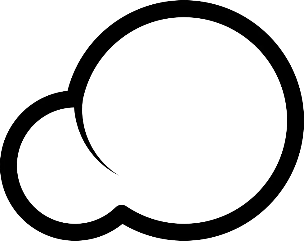 Minimalist Cloud Icon Design