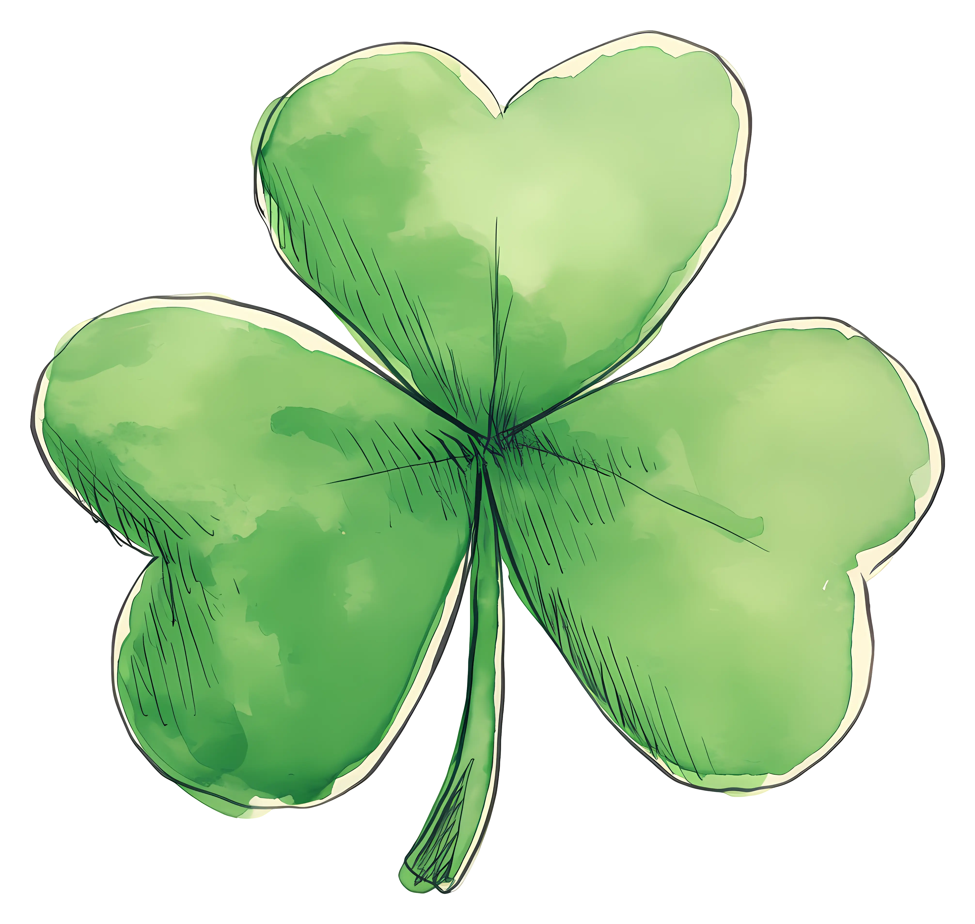 Green Clover Illustration