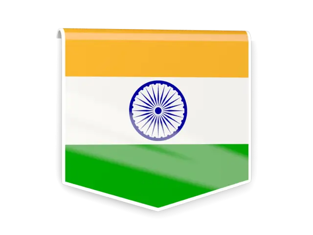 Indian National Flag with Ashoka Chakra