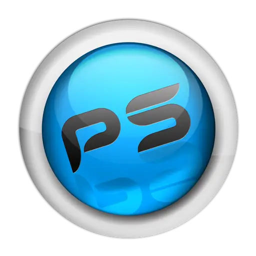 Blue Circular Icon Logo Design