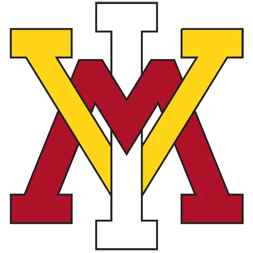 Stylized Red and Yellow VM Logo