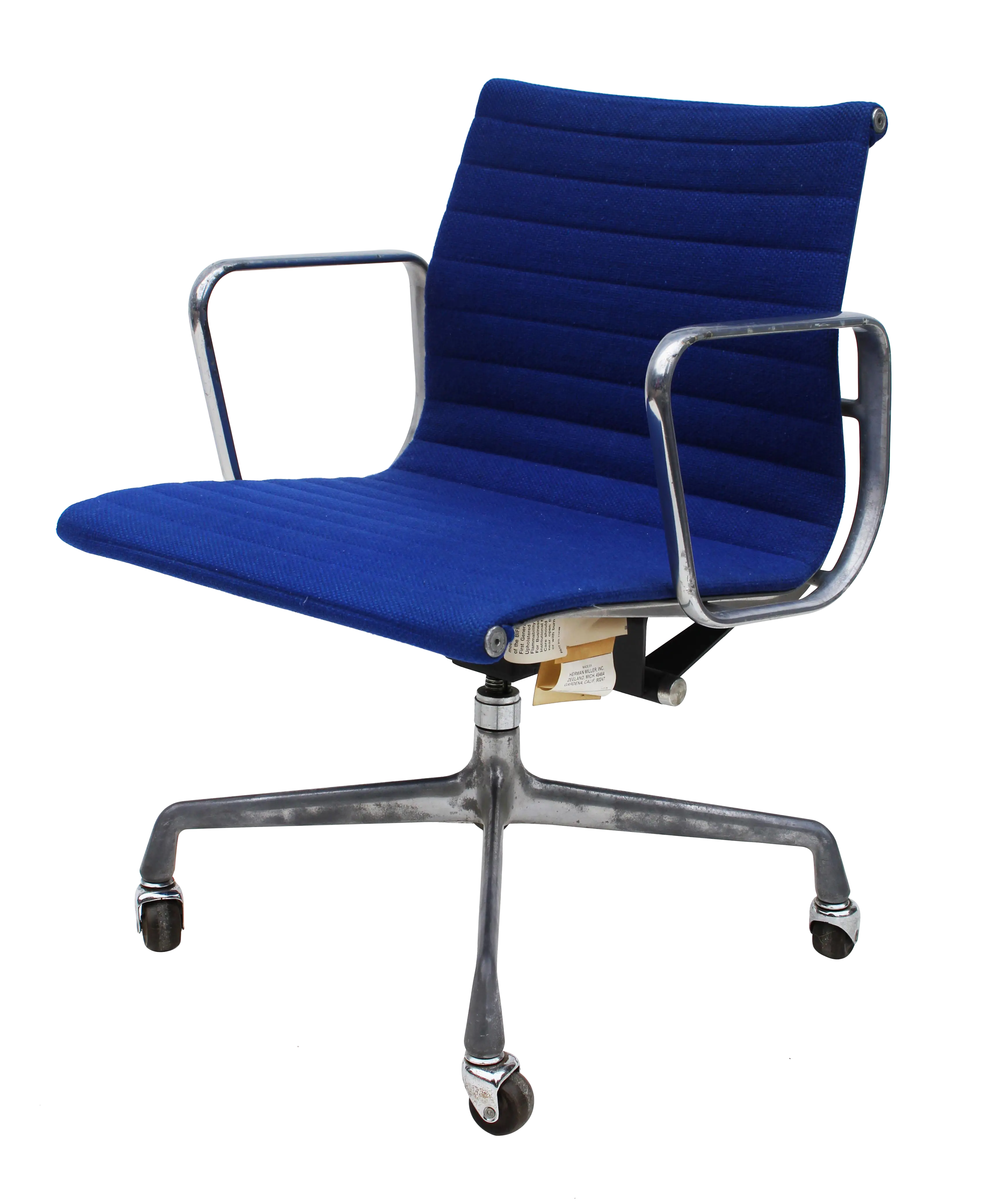 Modern Blue Office Chair with Arms