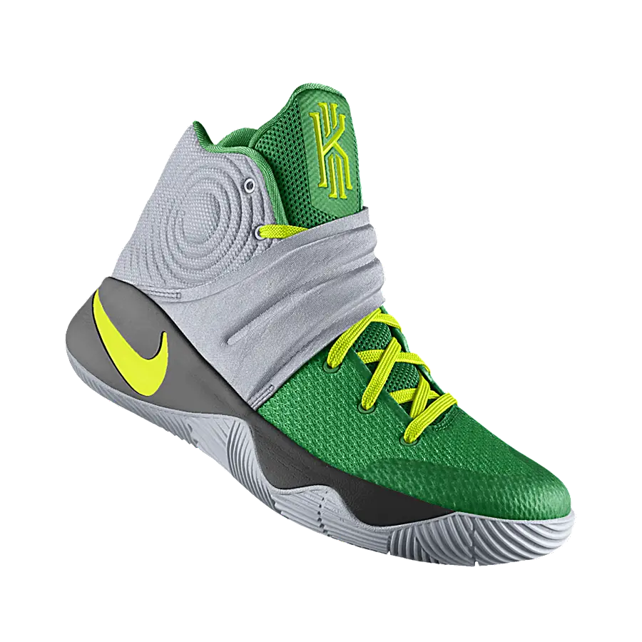 Green and Gray Sports Sneaker