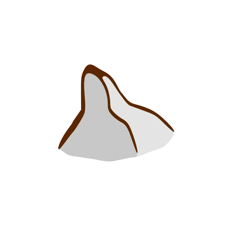 Simple Rock Illustration